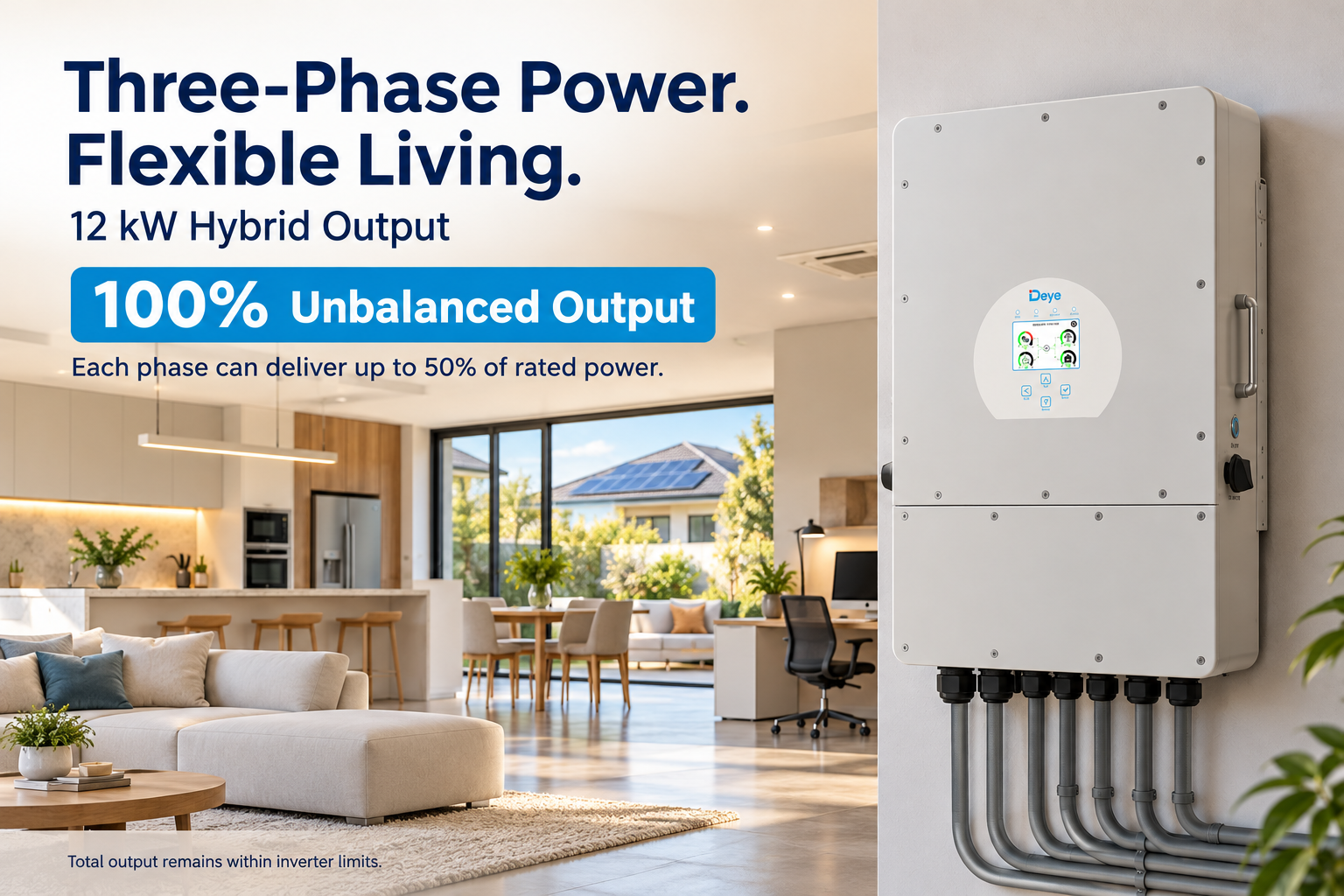 Three-Phase Power. Flexible Living.