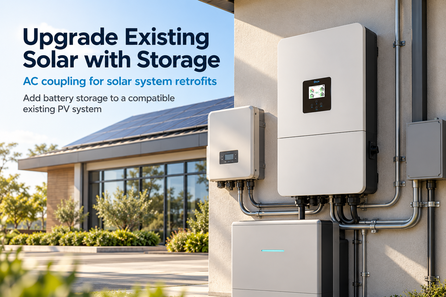 Upgrade Existing Solar with Storage