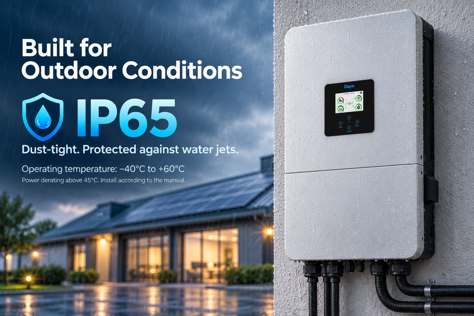 Built for Outdoor Conditions