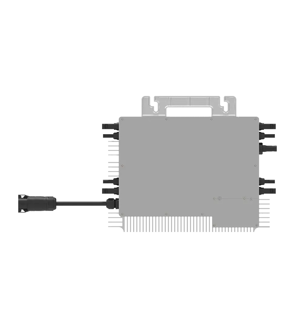 Back of the SUN-M160/M200G4-EU-Q0 microinverter