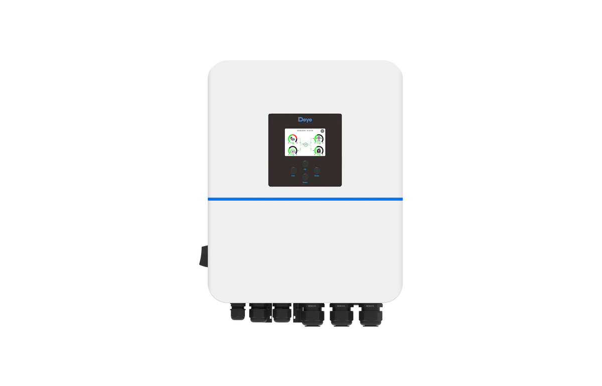 Deye SUN-SG01HP3-EU-DM2 hybrid inverter angle view