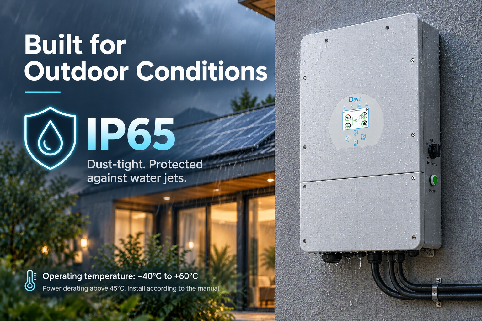 Built for Outdoor Conditions