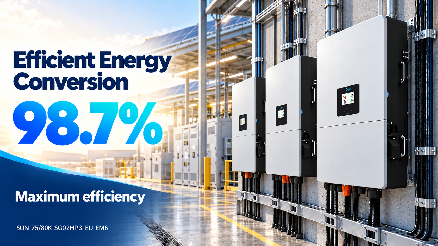 98.7% on a 75–80 kW plant.