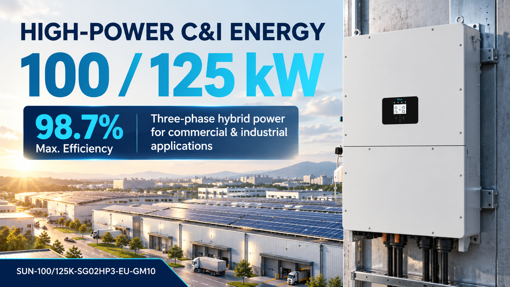 100 or 125 kW on one hybrid.