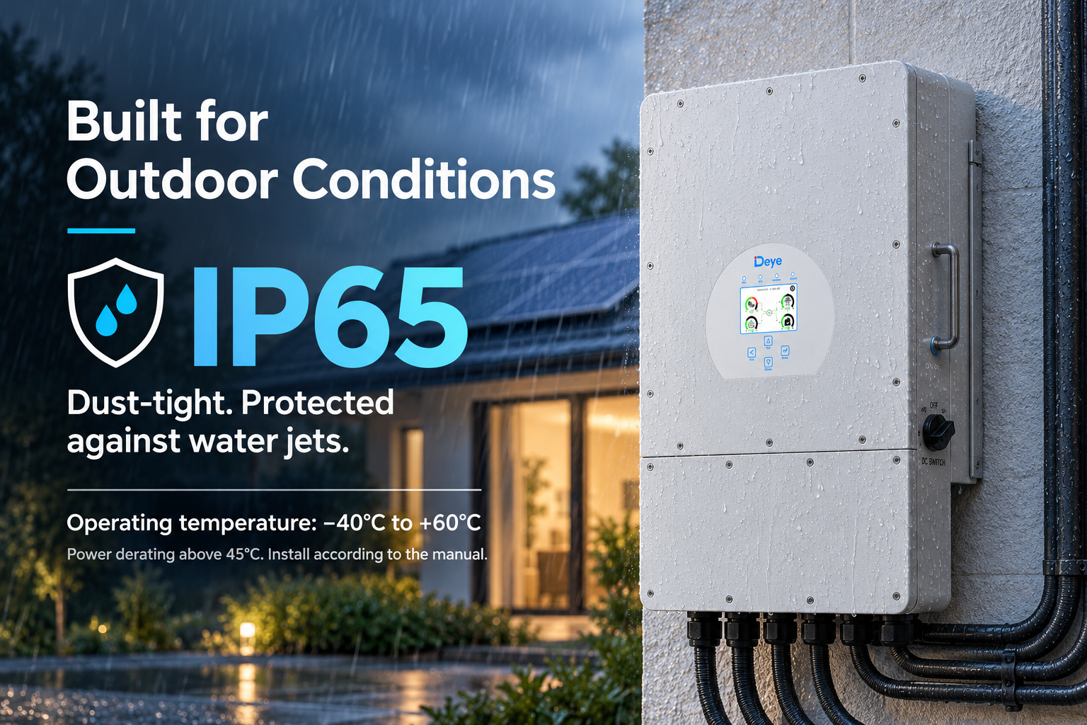 Built for Outdoor Conditions